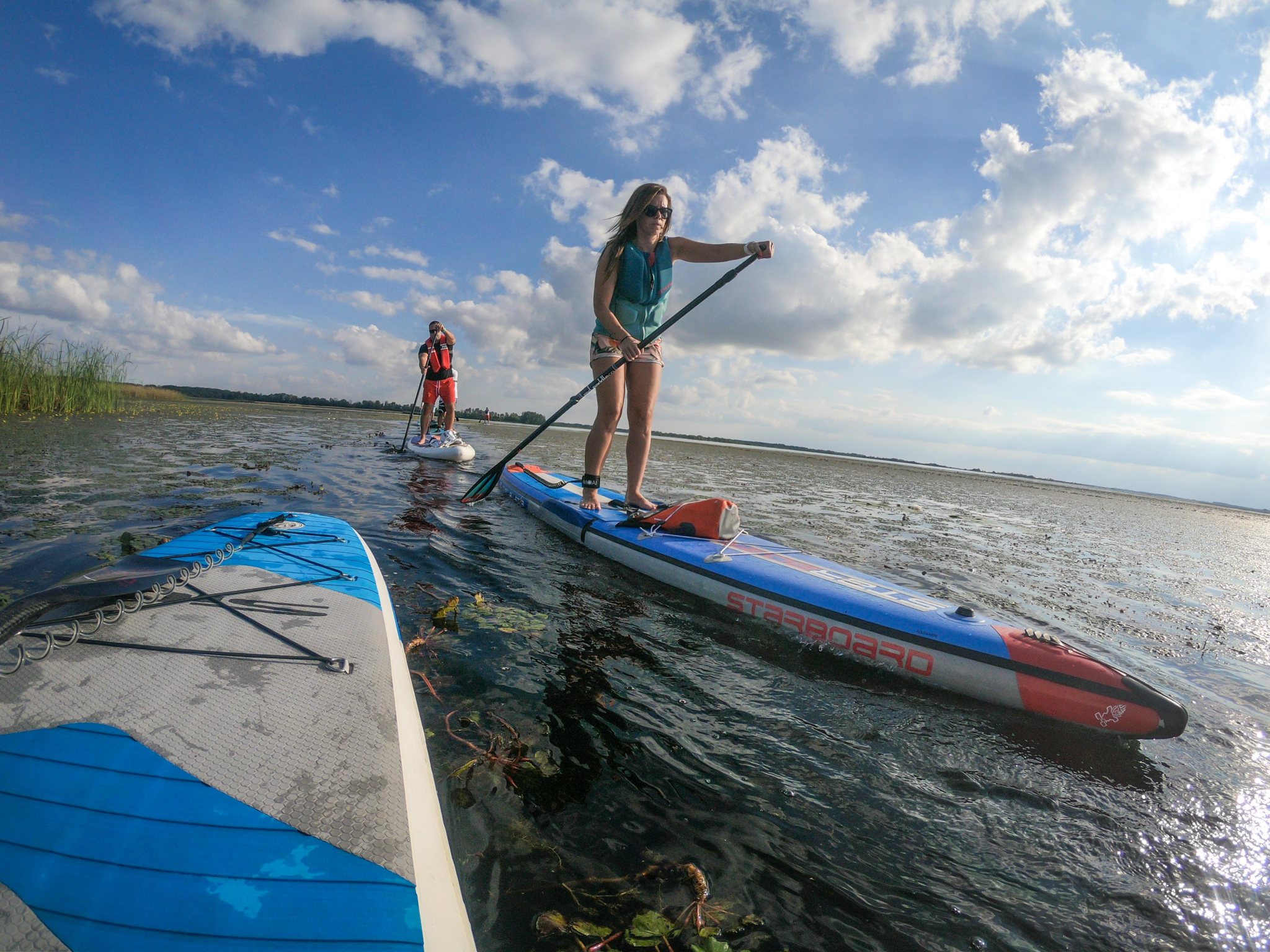 SUP túra a Tisza-tavon
